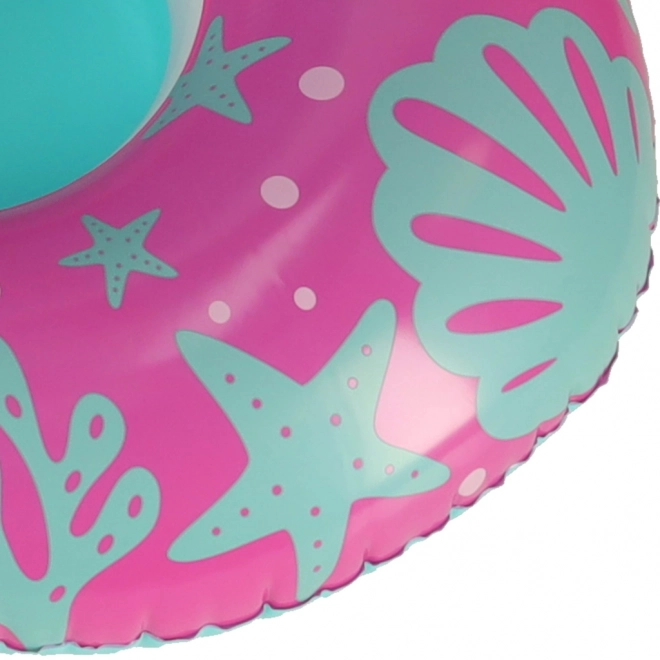 BESTWAY 34091 Dziecięcy dmuchany ponton z siedzeniem i daszkiem różowy 1-2 lata 18 kg