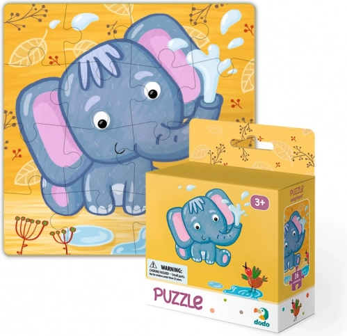 Puzzle słoniątko 16 elementów
