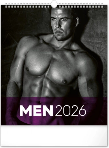 Kalendarz ścienny z mężczyznami 2026