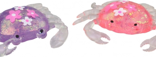 Gumowy krab 9 cm w ozdobnym opakowaniu