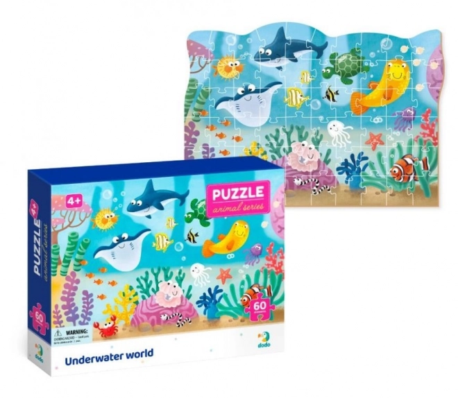 DODO Puzzle Zwierzęta: Podwodny świat 60 elementów