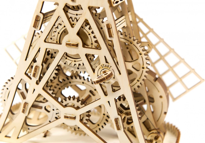 WOODEN CITY 3D puzzle Młyn 222 części