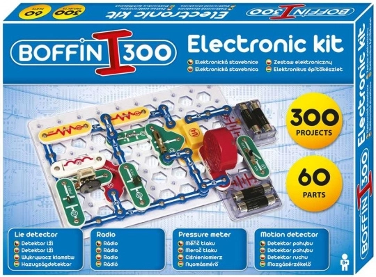 elektroniczna zabawka konstrukcyjna BOFFIN I 300 – 300 projektów dla małych elektroników