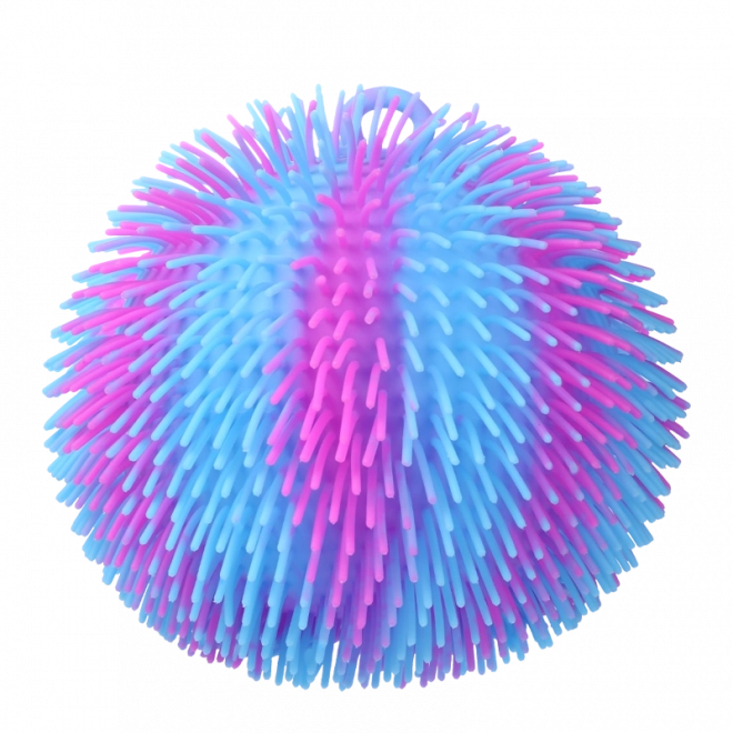 Antystresowa piłka puffer ze światłem 18 cm
