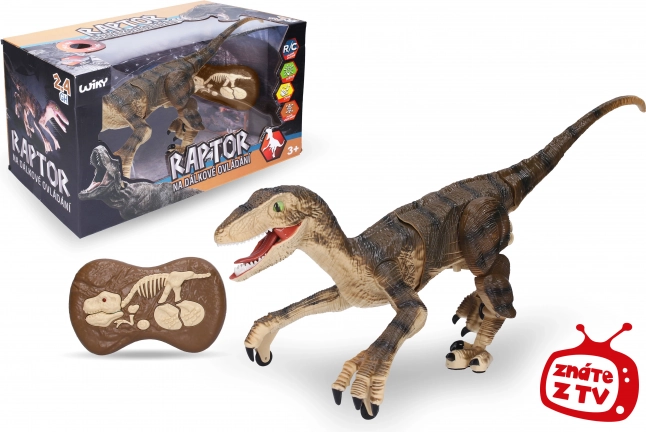 Raptor na zdalne sterowanie brązowy 45 cm