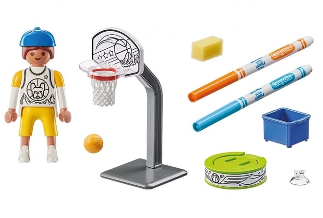 Playmobil Color Skater z piłką do koszykówki