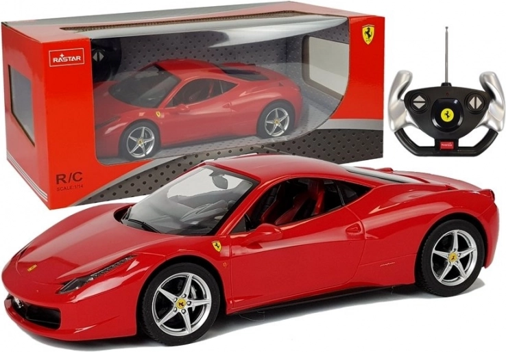 R/C Auto Ferrari 458 Italia Rastar 1:14 czerwone