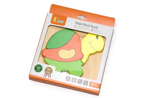 Puzzle dla najmłodszych - żółw