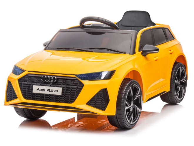 Elektryczne autko Audi RS 6 dla dzieci – czarna