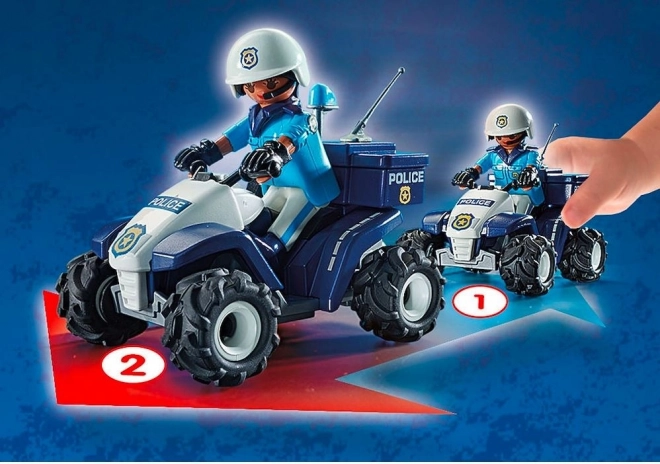 City Action Policja szybki quad