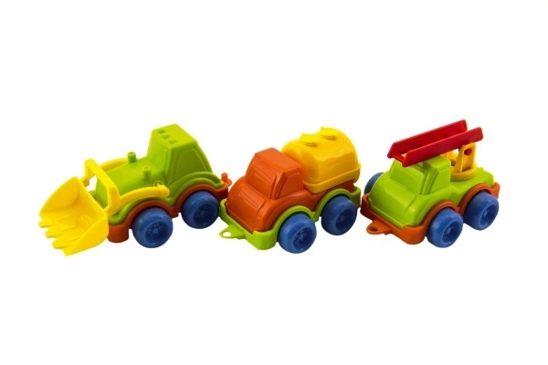 Pojazd mini plastikowy 10-12cm na wolny bieg mix rodzajów