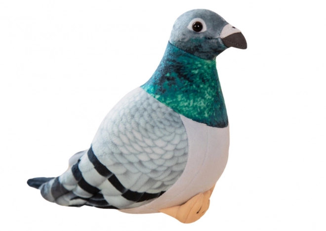 Pluszowy gołąb sierpówka szary 20 cm