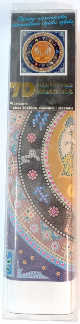 NORIMPEX Diamentowe malowanie 7D Znaki zodiaku: Bliźnięta 30x30cm