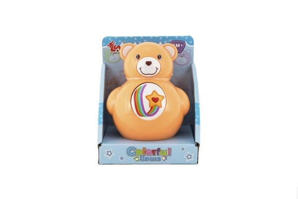 Niedźwiadek Roly Poly piszczący 10 cm plastik 10x12x8cm