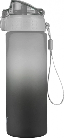 Butelka na napoje OXY Click 600 ml Ombre czarna/szara