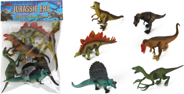 zestaw dinozaurów dla dzieci – 6 figurek