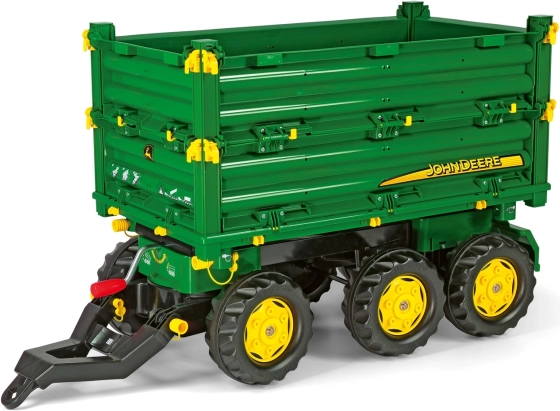 rolly toys wywrotna przyczepa john deere z 3 osiami