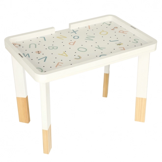 Drewniany Stolik Montessori dla Dzieci Lulilo