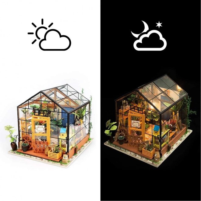Kwiatowy dom Cathy - Miniaturowa szklarnia