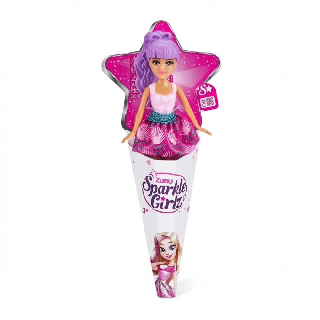 Panenka Sparklez Girlz mniejsza w rożku