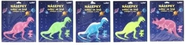 Świecące naklejki w ciemności Dinozaury 25,5 × 31 cm