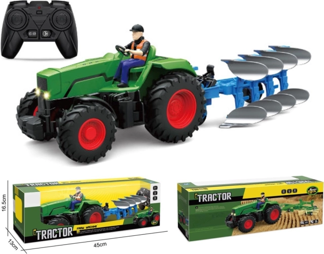Zabawny traktor zdalnie sterowany