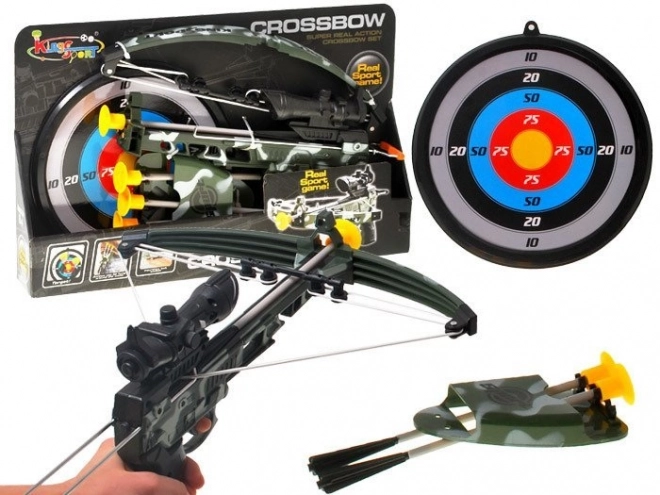 Kusza z celownikiem laserowym + tarcza za0698