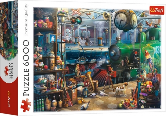 Puzzle 6000 elementów Dworzec