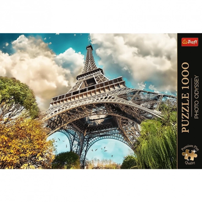 TREFL Puzzle Premium Plus Photo Odyssey: Wieża Eiffla 1000 elementów