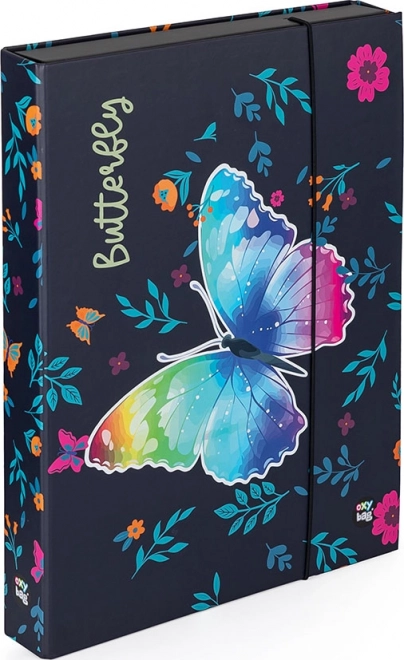 OXYBAG Pudełko na zeszyty A4 Jumbo Motyl 2