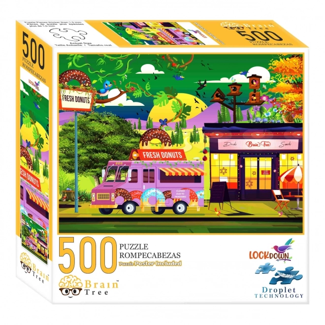 Brain Tree Puzzle Zamknięty Świat 500 elementów