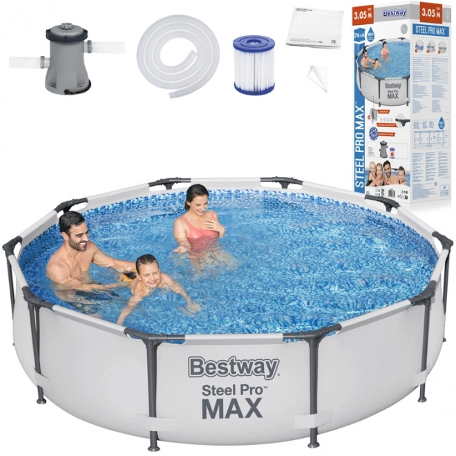 Bestway okrągły stelażowy basen 305x76 cm