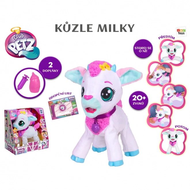 Interaktywne koziołek Milky od Club Petz