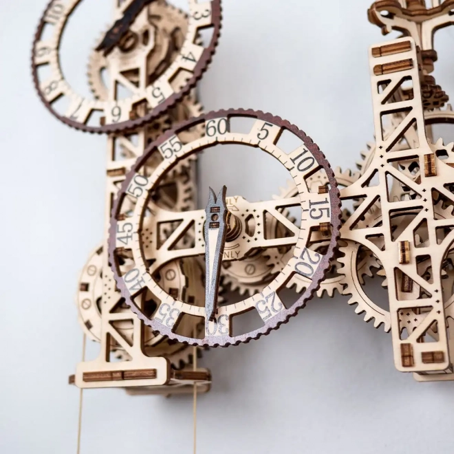 WOODEN CITY 3D puzzle Steampunk zegar ścienny 269 części