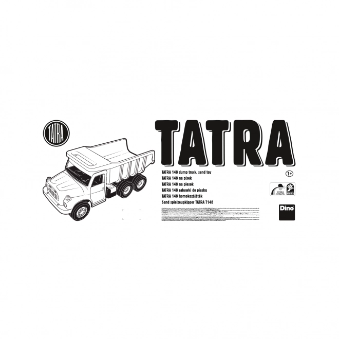 Koparka Tatra 148 72 cm żółto-pomarańczowy