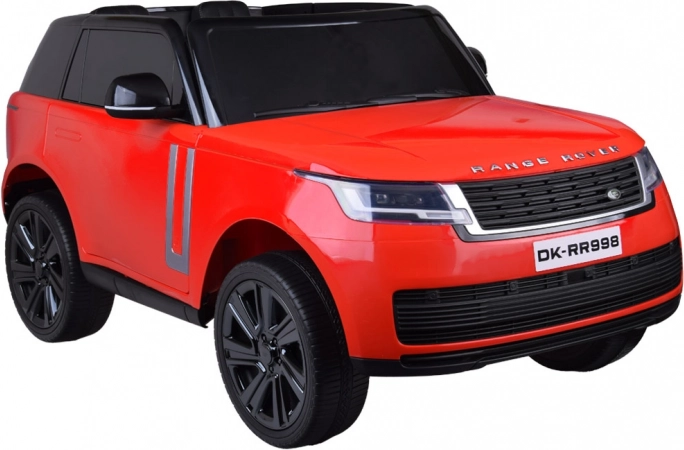 Dziecięcy elektryczny samochód Range Rover 4x4 z wyświetlaczem i pilotem – Czerwony