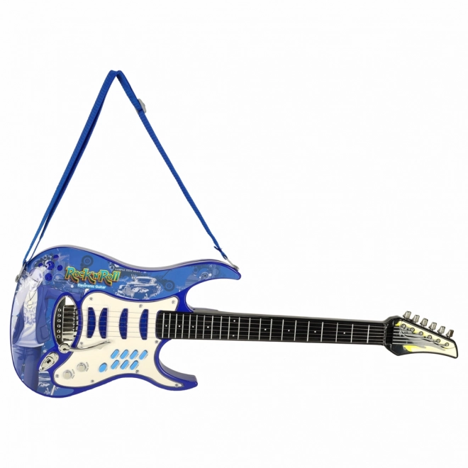 Dziecięca gitara elektryczna z mikrofonem i wzmacniaczem
