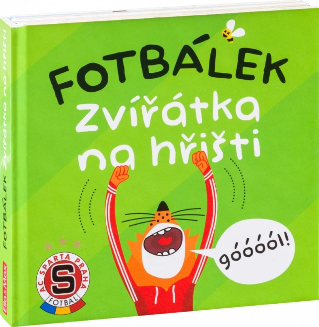 Piłka nożna zwierzątka na boisku