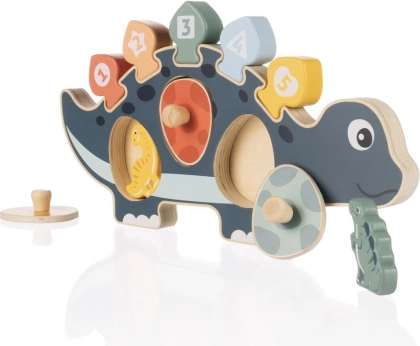 Drewniane puzzle dinozaur, Wood