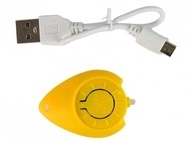 Latająca obracająca się kula niebieska Flynova LED 10 cm