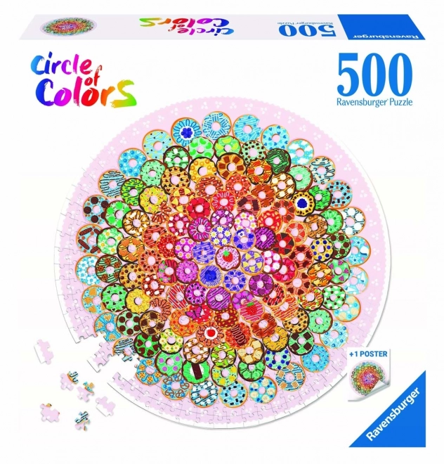 Puzzle Donuty 500 sztuk Ravensburger