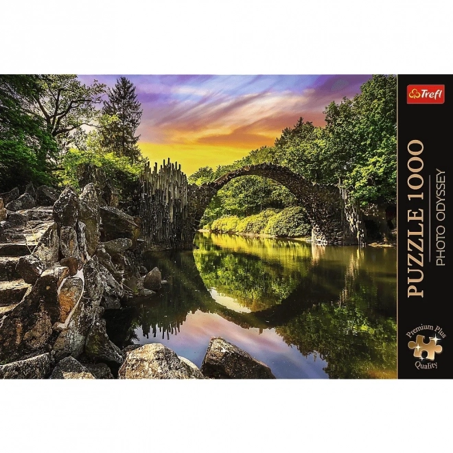 TREFL Puzzle Premium Plus Photo Odyssey: Most Rakotza w Kromlau 1000 elementów