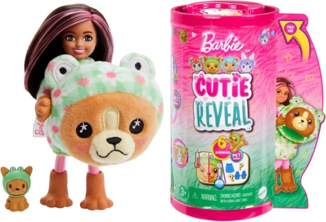 Barbie Cutie Reveal Chelsea laleczka piesek – żabka