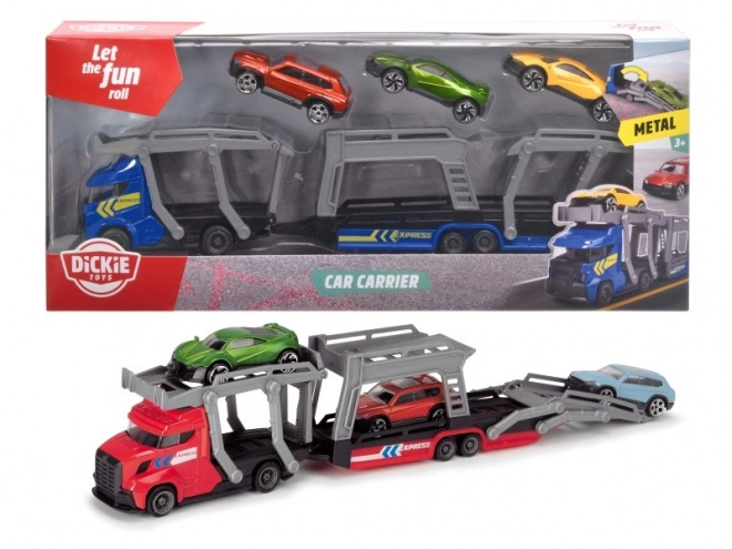 Autotransporter 28 cm + 3 samochodziki, 2 rodzaje