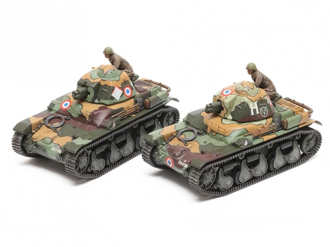 Model plastikowy francuskiego lekkiego czołgu Renault R35