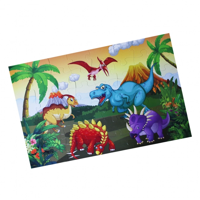 Podłogowe puzzle Dinozaury maxi