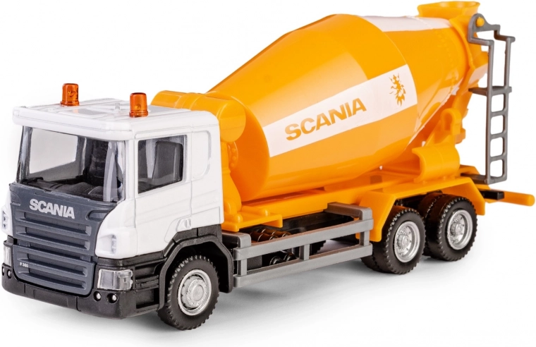 Realistyczna betoniarka z obrotowym bębnem