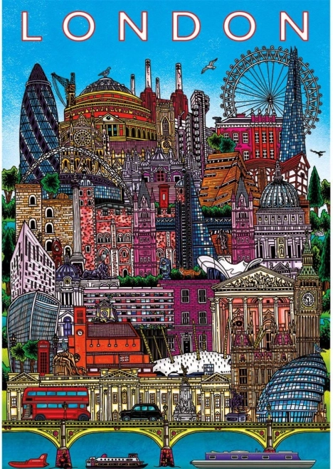 Puzzle Gibsons Widok na Londyn 500 elementów