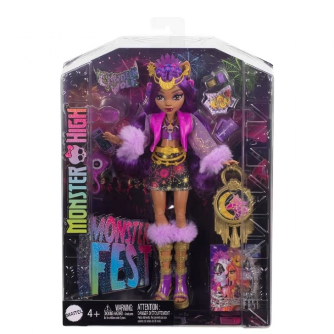 Barbie Monster fest lalka - Clawdeen HXH80