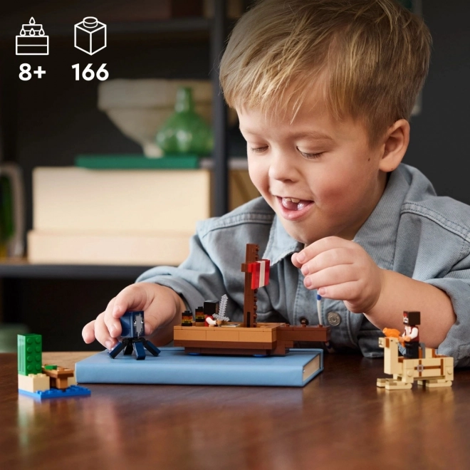 LEGO Minecraft 21259 Rejs okrętem pirackim